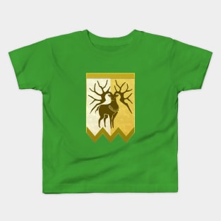 Golden Deer Emblem Kids T-Shirt